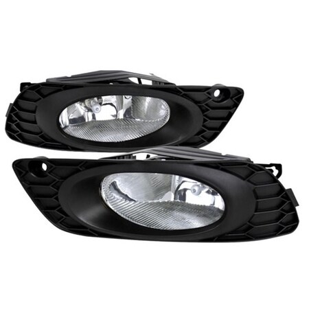 Overtime 4 Door OEM Fog Light for 12 Honda Civic - Clear OV3190184